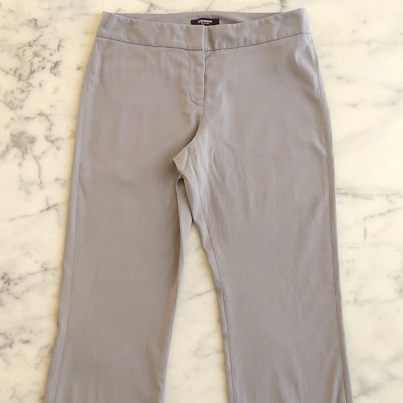 NWOT. Vintage Express Stylist High-Waist Bottom Side Zip Straight Leg Dress Pant - Picture 2 of 6